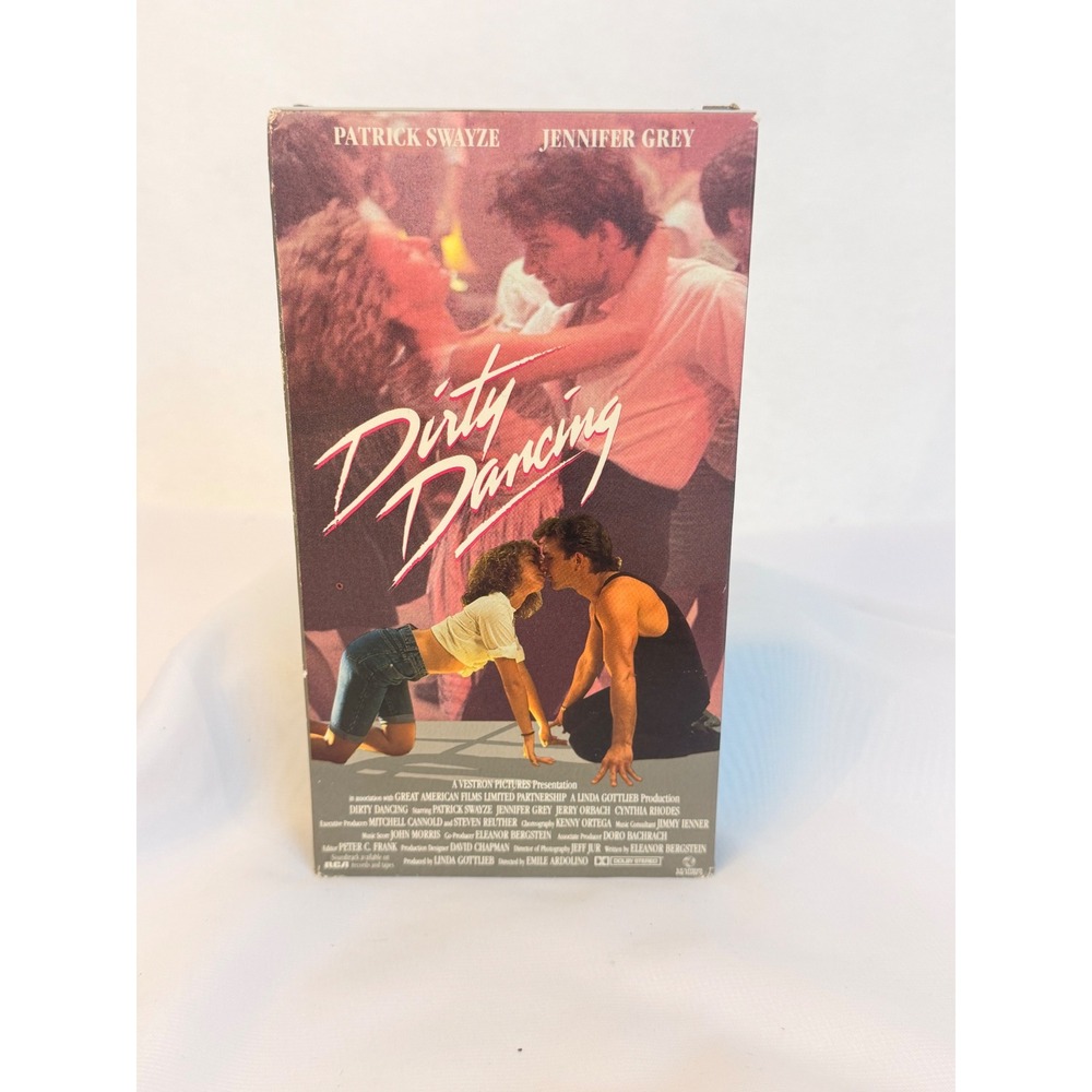 Dirty Dancing VHS 1988 Vestron Video Patrick Swayze Jennifer Grey 6013